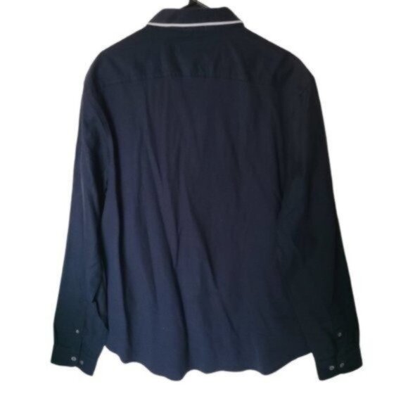Original Penguin Heritage Slim Fit Navy Shirt XXL - Picture 6 of 16